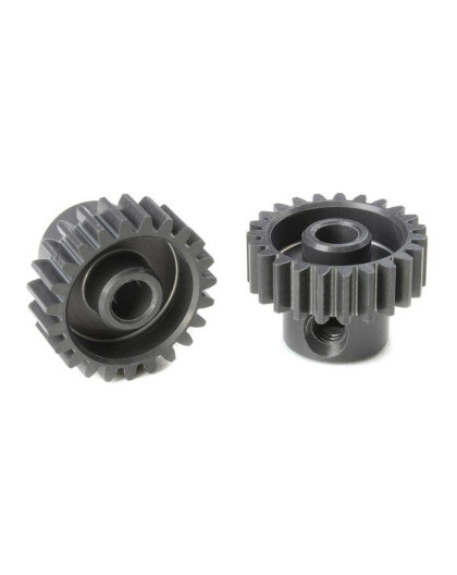 TEAM CORALLY - 48 DP PINION - SHORT - HARD ANODISED AL7075 - - C-7042