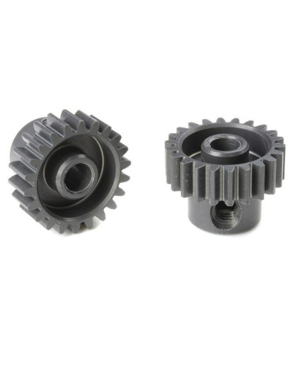 TEAM CORALLY - 48 DP PINION - SHORT - HARD ANODISED AL7075 - - C-7042