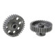 TEAM CORALLY - 48 DP PINION - SHORT - HARD ANODISED AL7075 - - C-7043