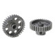 TEAM CORALLY - 48 DP PINION - SHORT - HARD ANODISED AL7075 - - C-7043