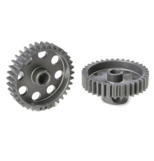 TEAM CORALLY - 48 DP PINION - SHORT - HARD ANODISED AL7075 - - C-7043