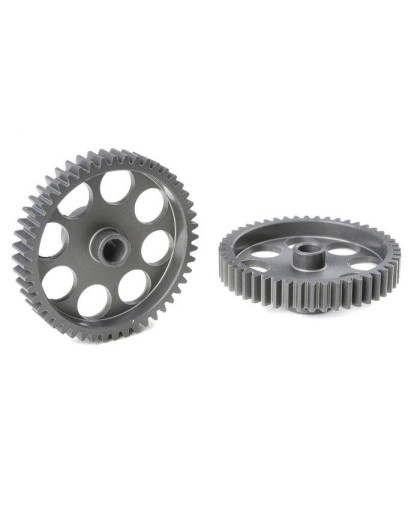 TEAM CORALLY - 48 DP PINION - SHORT - HARD ANODISED AL7075 - - C-7044