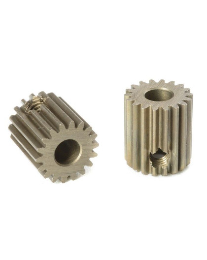 TEAM CORALLY - 64 DP PINION - SHORT - HARDENED STEEL - 18 TE - C-7131