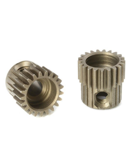 TEAM CORALLY - 64 DP PINION - SHORT - HARDENED STEEL - 21 TE - C-7132