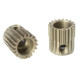 TEAM CORALLY - 64 DP PINION - SHORT - HARDENED STEEL - 19 TE - C-7131