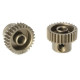TEAM CORALLY - 64 DP PINION - SHORT - HARDENED STEEL - 28 TE - C-7132