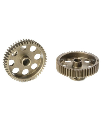 TEAM CORALLY - 64 DP PINION - SHORT - HARDENED STEEL - 48 TE - C-7134
