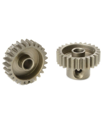 TEAM CORALLY - 48 DP PINION - SHORT - HARDENED STEEL - 25 TE - C-7142