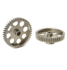 TEAM CORALLY - 48 DP PINION - SHORT - HARDENED STEEL - 44 TE - C-7144