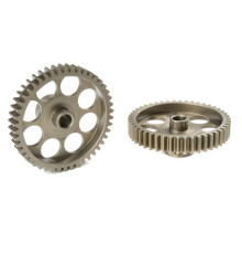 TEAM CORALLY - 48 DP PINION - SHORT - HARDENED STEEL - 46 TE - C-7144