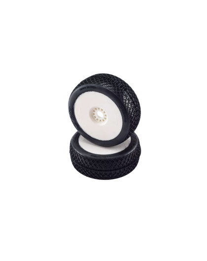 Pair Of Tyres Sahara Clay Hard Mounted - HOT RACE - 001-0573