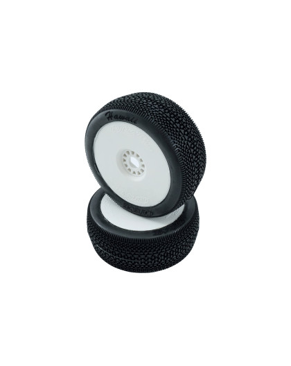Pair Of Tyres Hawaii Clay Mounted - HOT RACE - 001-0953