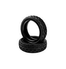 Pair Of 110 Tyres Astro 2Wd Medium Front - HOT RACE - 003-0371