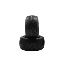 Pneus TT 1/10 Carpet V2 Soft/Medium Arrière 2WD/4WD - HOT RACE