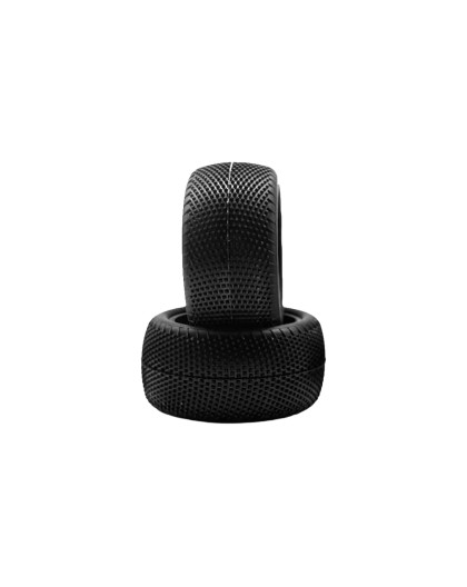 Pair 1/10 Tyres V2 Carpet 4Wd/2Wd Rear S/M - HOT RACE - 003-0661