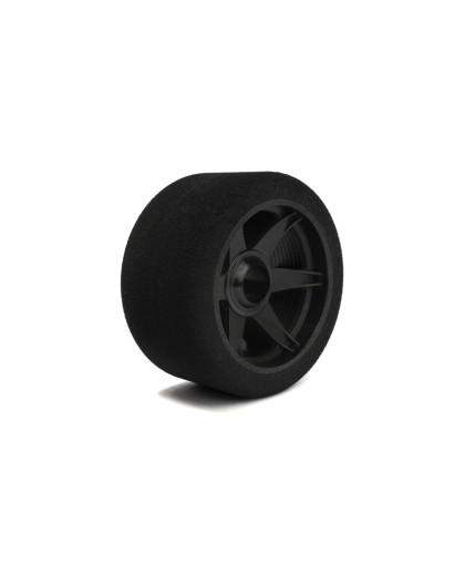 Pneus piste 1/8 avant 69mm 42 Shore sur jantes carbone (2) - HOT RACE