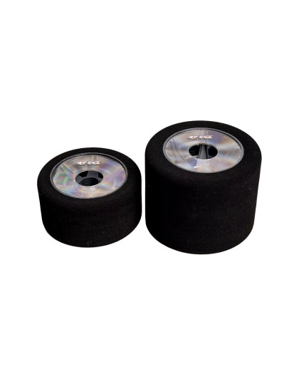 Pneus Lens 1/8 Piste Arrière Soft et Avant Soft - HOT RACE