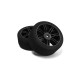 Pair Of Front Tyres 1/10 Shore 32 On Carbon Rims -HOT RACE -005-0121