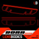 Renforts carrosserie 1/8 Piste Bora + Aileron Lens - HOT RACE