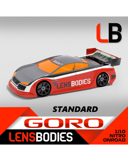 1/10 Onroad Body Goro Standard Weight - HOT RACE - LB10GRO-S