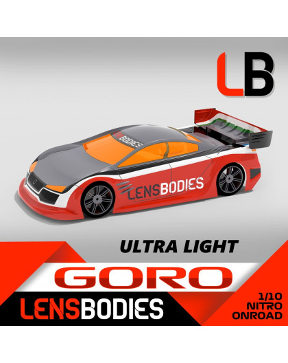 1/10 Onroad Body Goro Ultra Light Weight - HOT RACE - LB10GRO-UL