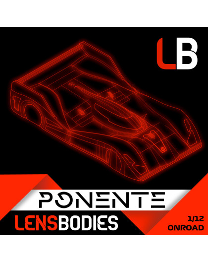 Carrosserie Lens 1/12 Piste Ponente Ultra Light - HOT RACE