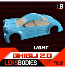 Carrosserie Lens 1/10 Touring Ghibli 2.0 Light - HOT RACE