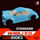 Carrosserie Lens 1/10 Touring Ghibli 2.0 Standard - HOT RACE
