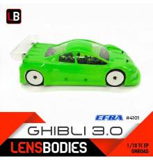 Carrosserie Lens 1/10 Touring Ghibli 3.0 Ultra Light - HOT RACE