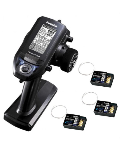 Radio Futaba 4PM PLUS + 3 x Récepteur R334SBS - FUTABA - 01000075-C2