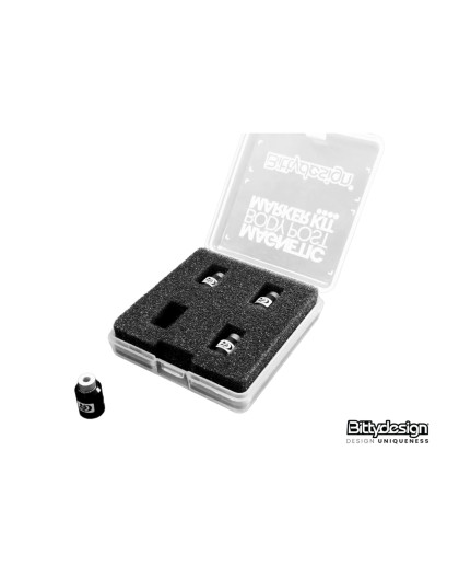 Plot de marquage carrosserie 1/10 Noir - BITTYDESIGN - BDBPMK10-B