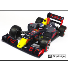 F1 Type-6R 1/10 Clear Body Light - BITTYDESIGN - BDF1-T6R