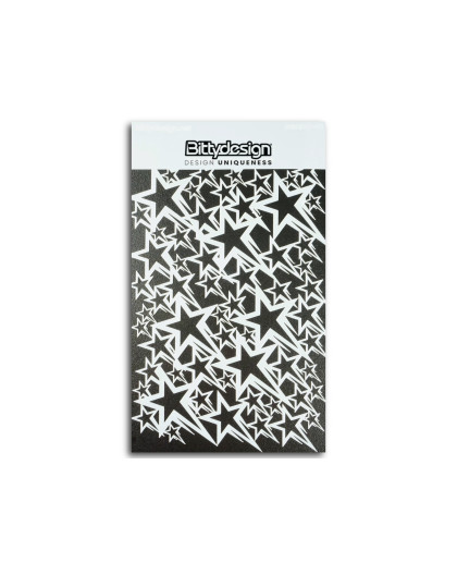 Vinyl Stencil - Stars V1 - BITTYDESIGN - BDSTC-011