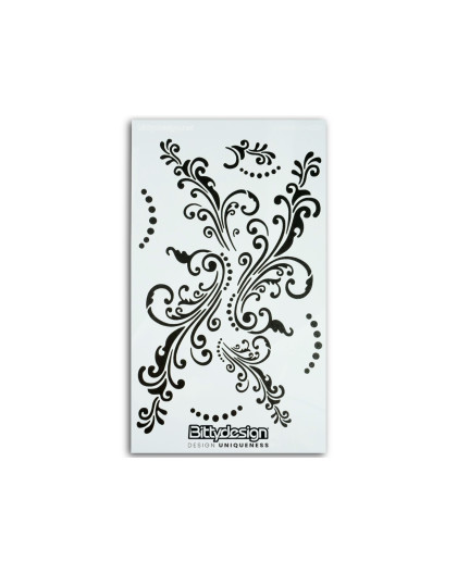 Pochoir Floreal - BITTYDESIGN - BDSTC-020