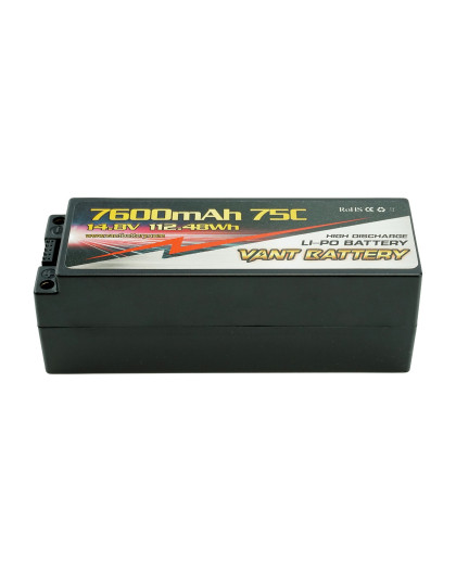 Lipo battery 14.8V 75C 7600mah 4S Stick PK5 - VANT - V0402