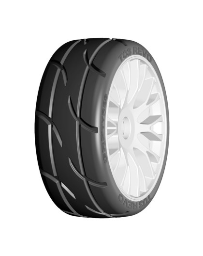 GT 1/8 T03 Revo XB2 (X-Soft) sur jantes RIGIDE (2) - GRP - GTJ03-XB2