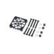 Protection aluminium ventilateur 30mm - Noir - NOSRAM - 901980