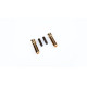 5mm Adjustable Gold Connectors - 18mm Length (2) - NOSRAM - 999200