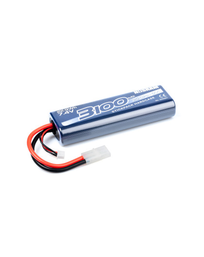 Lipo 3100 2S 50C Stickpack Hardcase - Tamiya Plug - NOSRAM - 999301