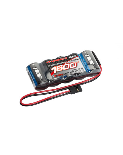 Accu de réception Ni-Mh Plat 1600mah - JR - NOSRAM - 999603
