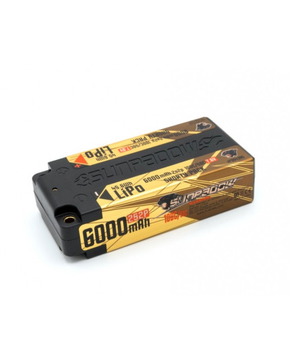 Accu Sunpadow Shorty 6000mah 7.6V 100C Top Series - SUNPADOW - 554385