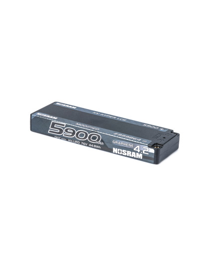 Lipo Hlcg 5900Mah 2S Hv Stick Graphene 130C/65C - NOSRAM - 999864