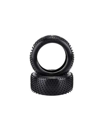 Pneus Truggy Spiral Jaune seuls (2) - SCHUMACHER - G404