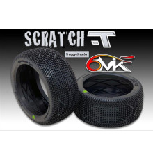 Pneus Truggy Scratch-T - Bleu (2) - 6MIK - T18B