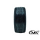 Pneus TT 1/8 Scratch - Vert (2) - 6MIK - T17V