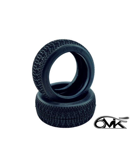 Pneus TT 1/8 Mystik 2 - Vert (2) - 6MIK - T22V