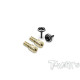 Cache-connecteurs Noir/Noir + PK 4mm (2+2) V2 - T-WORKS - EA-042-4BB