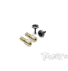 Cache-connecteurs Noir/Noir + PK 4mm (2+2) V2 - T-WORKS - EA-042-4BB
