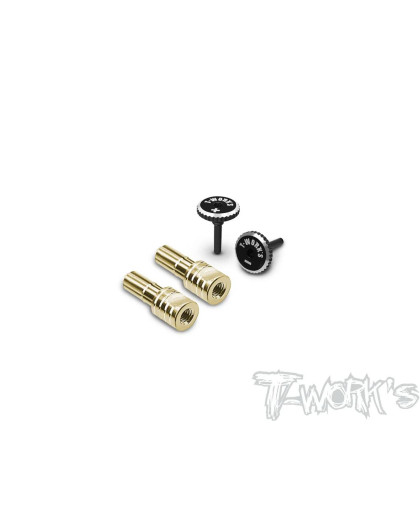 Cache-connecteurs Noir/Noir + PK 5mm (2+2) V2 - T-WORKS - EA-042-5BB