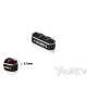 Passe fils 3 trous 4.5mm (12awg) Noir - T-WORKS - EA-046-B4.5-BK